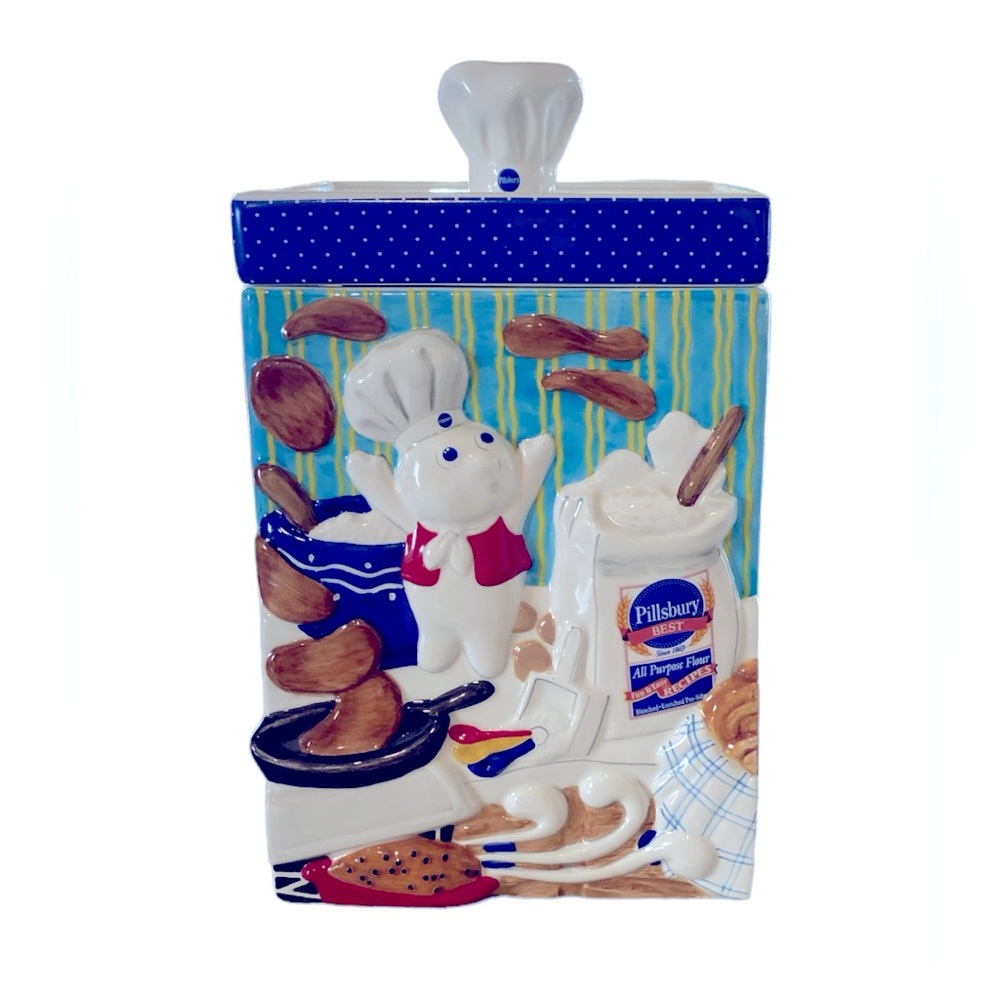 Pillsbury Doughboy Flour Ceramic Canister